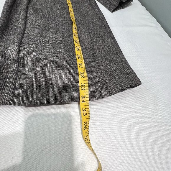 CAbi Shakespeare Swing Tweed Coat Sz 4 Brown Wool Blend Academia Office - Picture 9 of 16